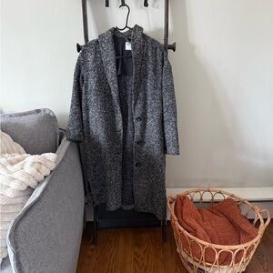 Old Navy Black and White Textured Jacket